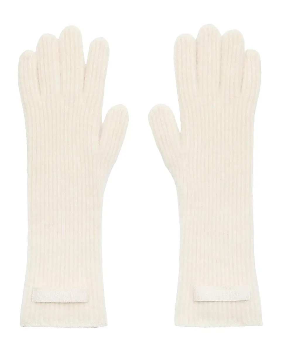 Jacquemus Logo Wool-Blend Gloves | Thumbnail 3 Jacquemus Logo Wool-Blend Gloves | Thumbnail 3
