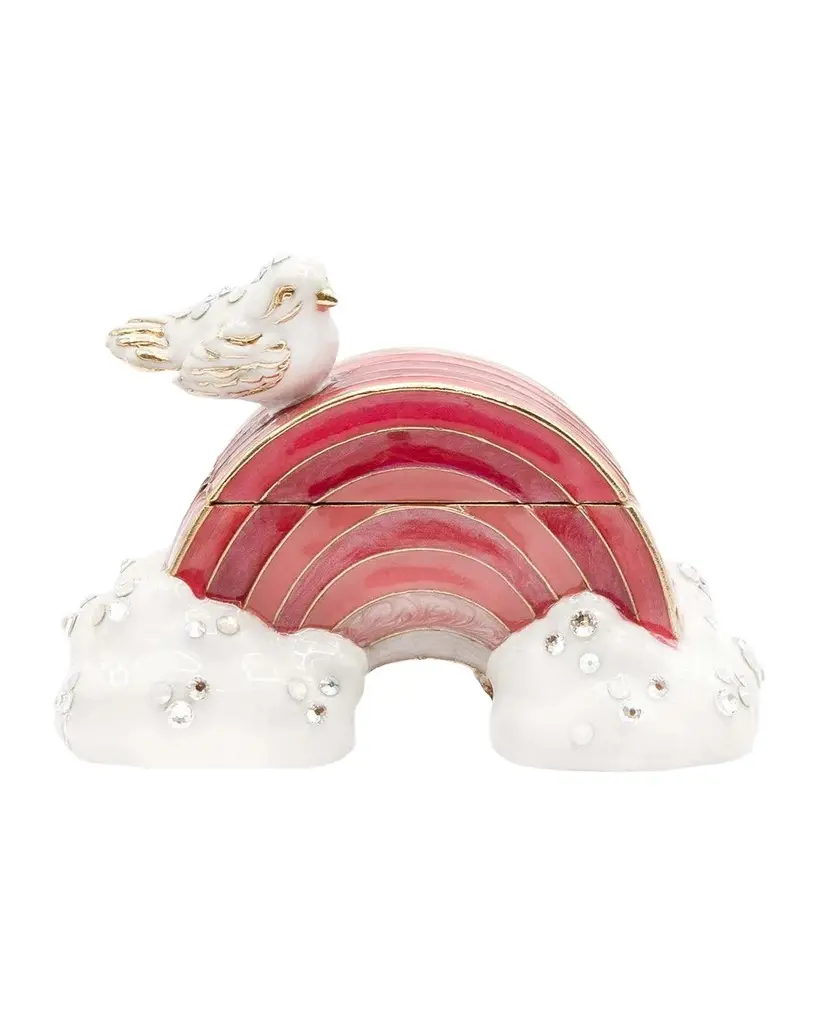 Jay Strongwater Rowan Pink Rainbow Box | Image 1 Jay Strongwater Rowan Pink Rainbow Box | Image 1