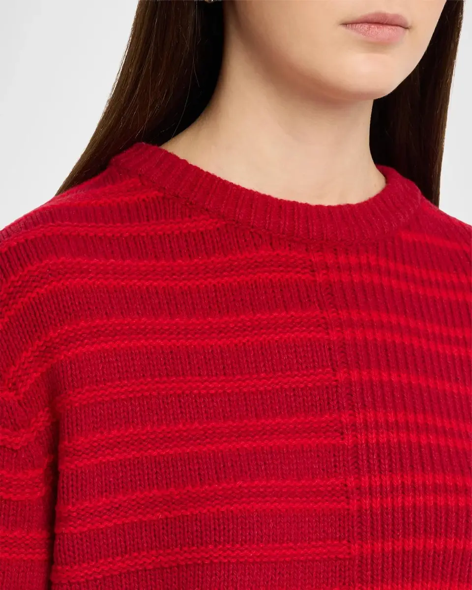 Proenza Schouler White Label Pandora Striped Wool-Blend Sweater | Thumbnail 5 Proenza Schouler White Label Pandora Striped Wool-Blend Sweater | Thumbnail 5