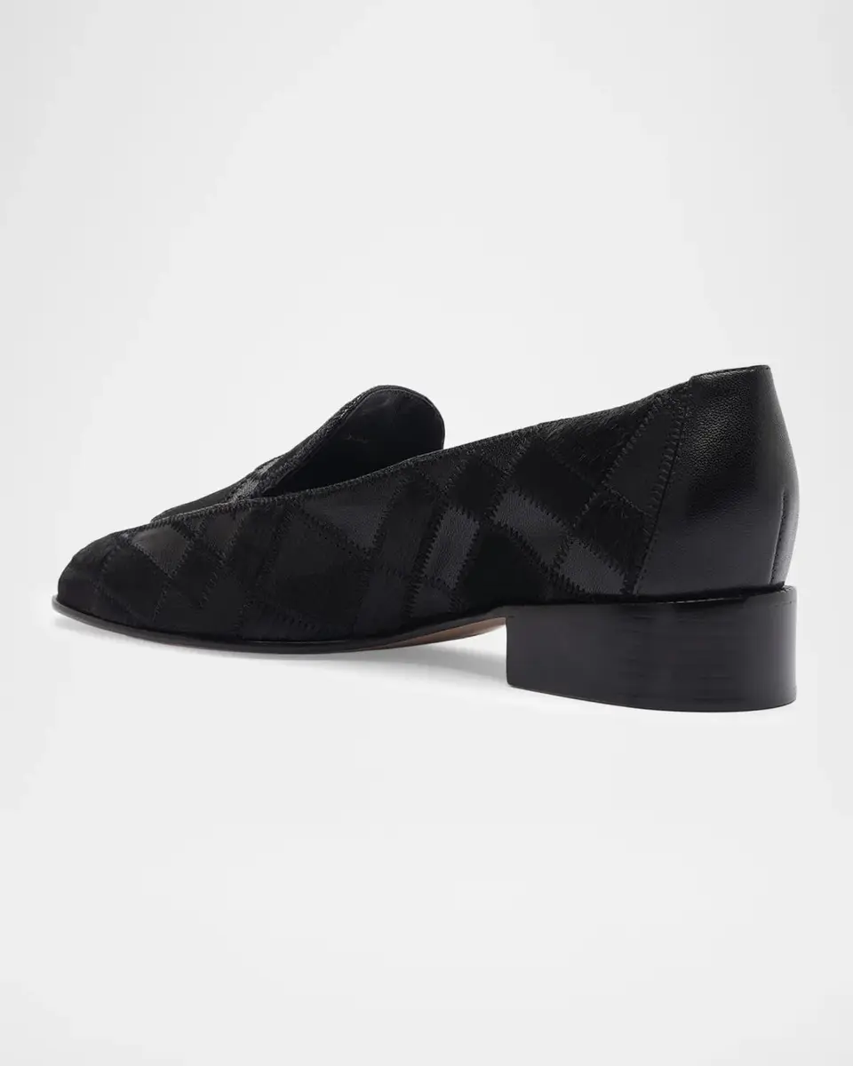 Alexandre Birman Annelise Patchwork Leather Loafers | Thumbnail 2 Alexandre Birman Annelise Patchwork Leather Loafers | Thumbnail 2