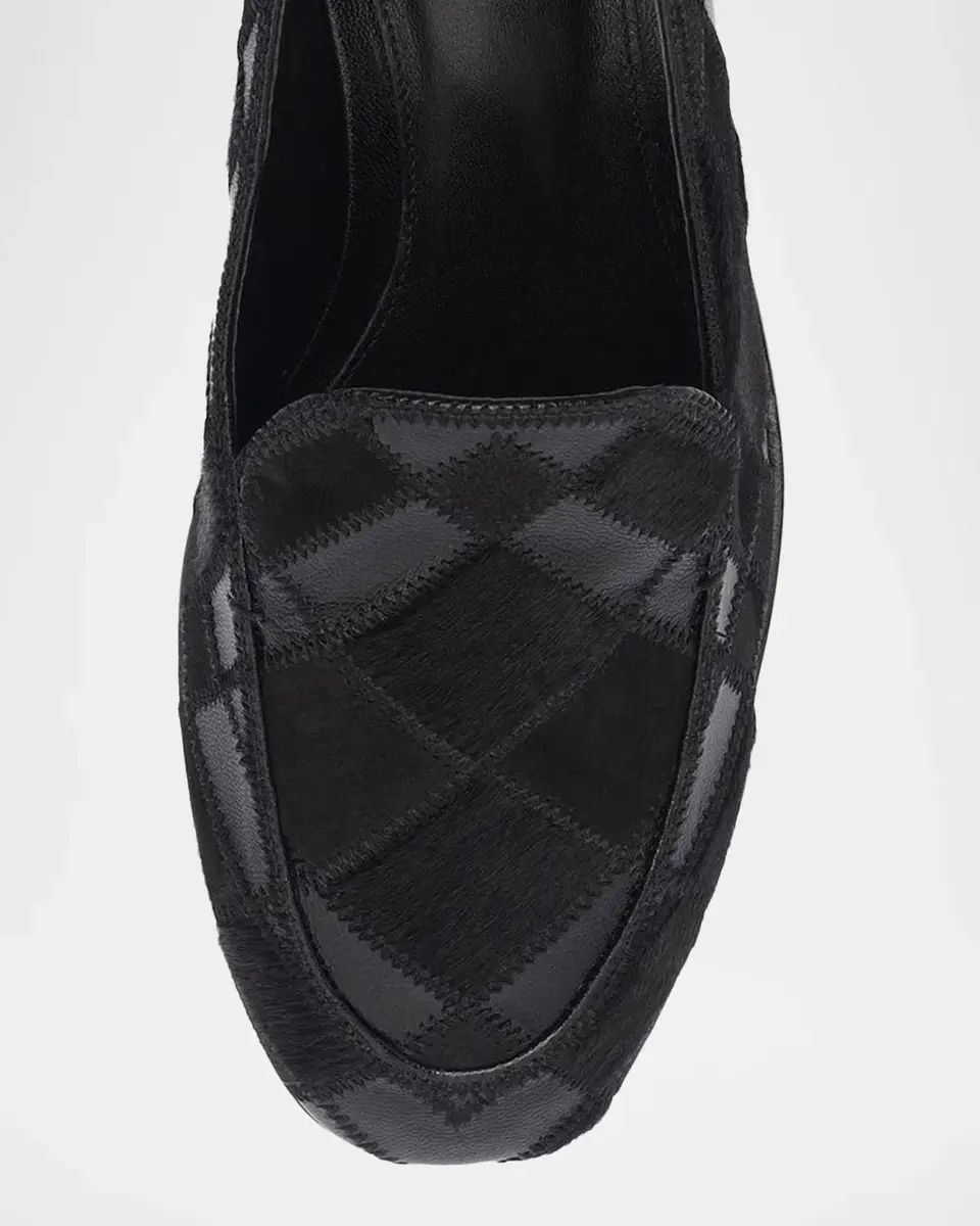 Alexandre Birman Annelise Patchwork Leather Loafers | Thumbnail 3 Alexandre Birman Annelise Patchwork Leather Loafers | Thumbnail 3