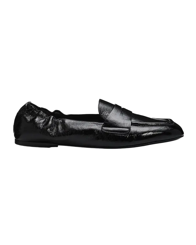 Stuart Weitzman Bryant Patent Leather Penny Loafers