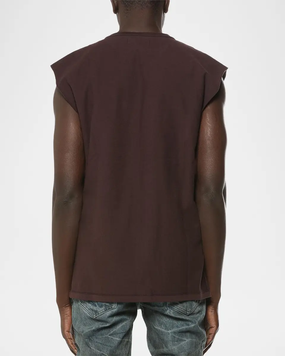 PURPLE Men's Mechanic Dirty Studded Tank Top | Thumbnail 2 PURPLE Men's Mechanic Dirty Studded Tank Top | Thumbnail 2