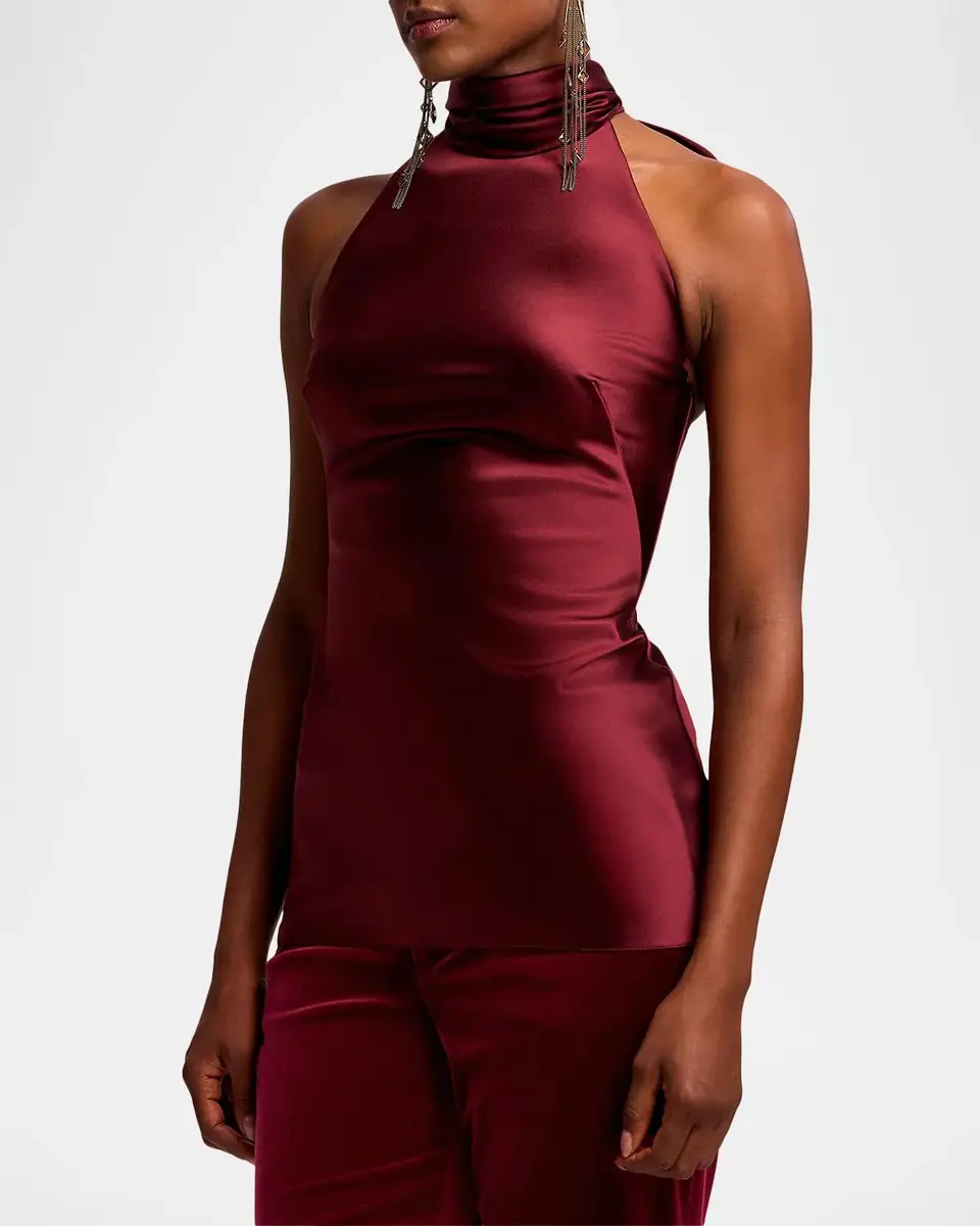 Ralph Lauren Collection Chilton Satin Top | Thumbnail 6 Ralph Lauren Collection Chilton Satin Top | Thumbnail 6