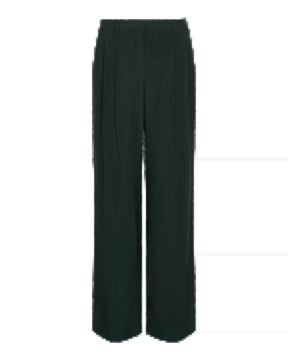 TWP Sulli Textured Pleated Straight-Leg Pants | Thumbnail 2