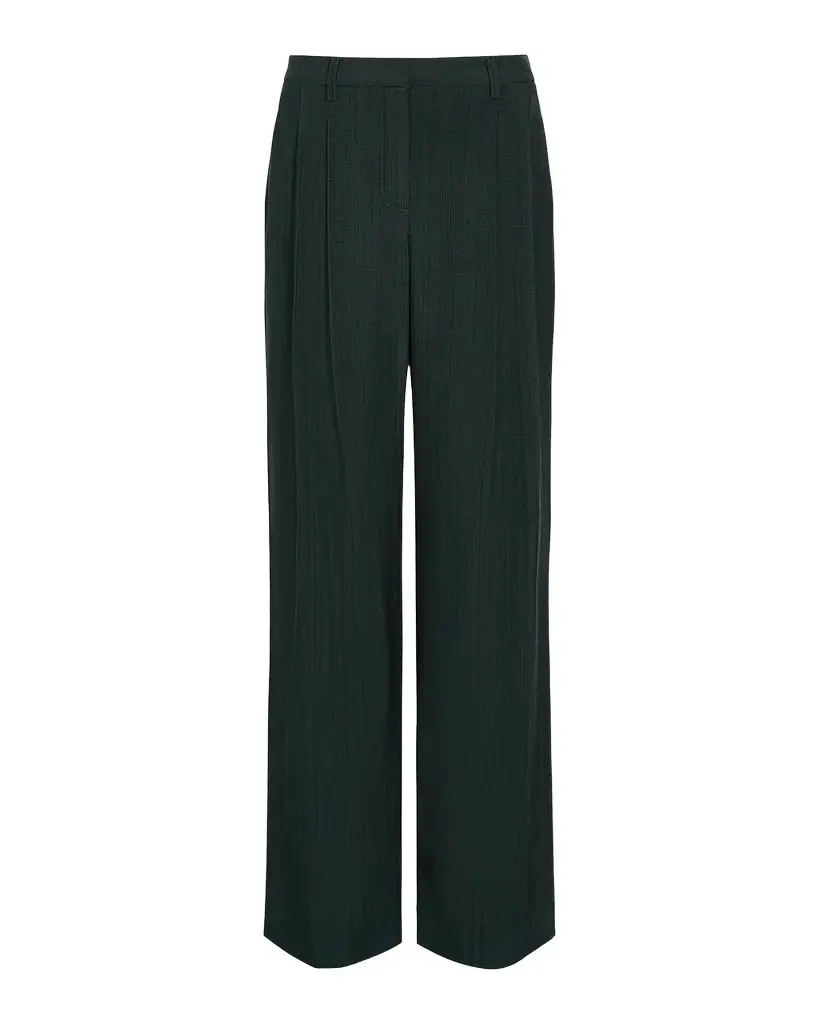 Sulli Textured Pleated Straight-Leg Pants Sulli Textured Pleated Straight-Leg Pants