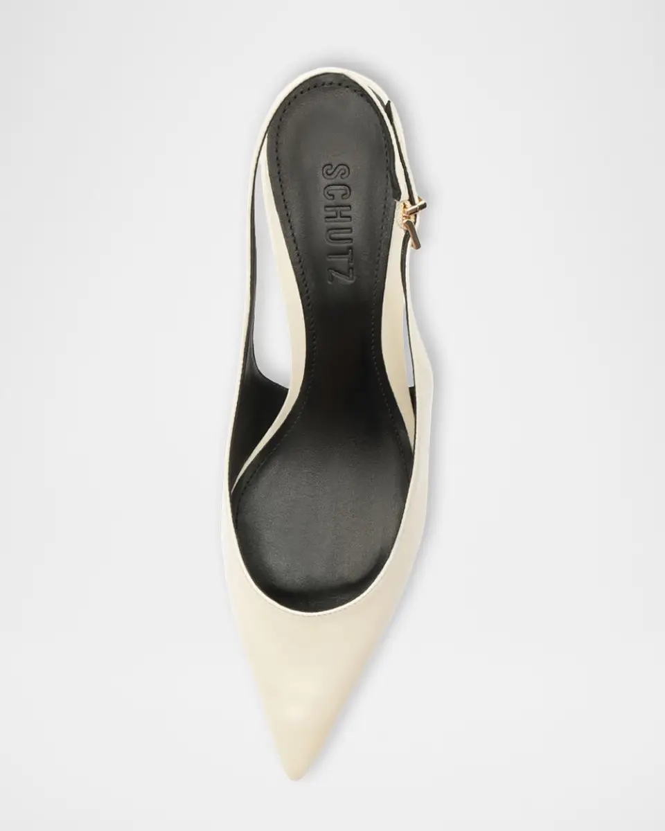 Schutz 50mm Paola Leather Slingback Pumps | Thumbnail 4 Schutz 50mm Paola Leather Slingback Pumps | Thumbnail 4