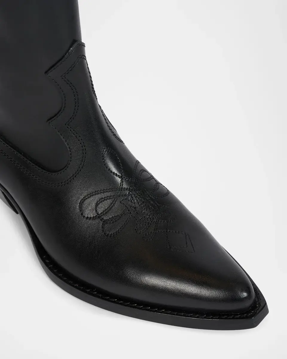 AMIRI 40MM Western-Style Leather Ankle Boots | Thumbnail 3 AMIRI 40MM Western-Style Leather Ankle Boots | Thumbnail 3