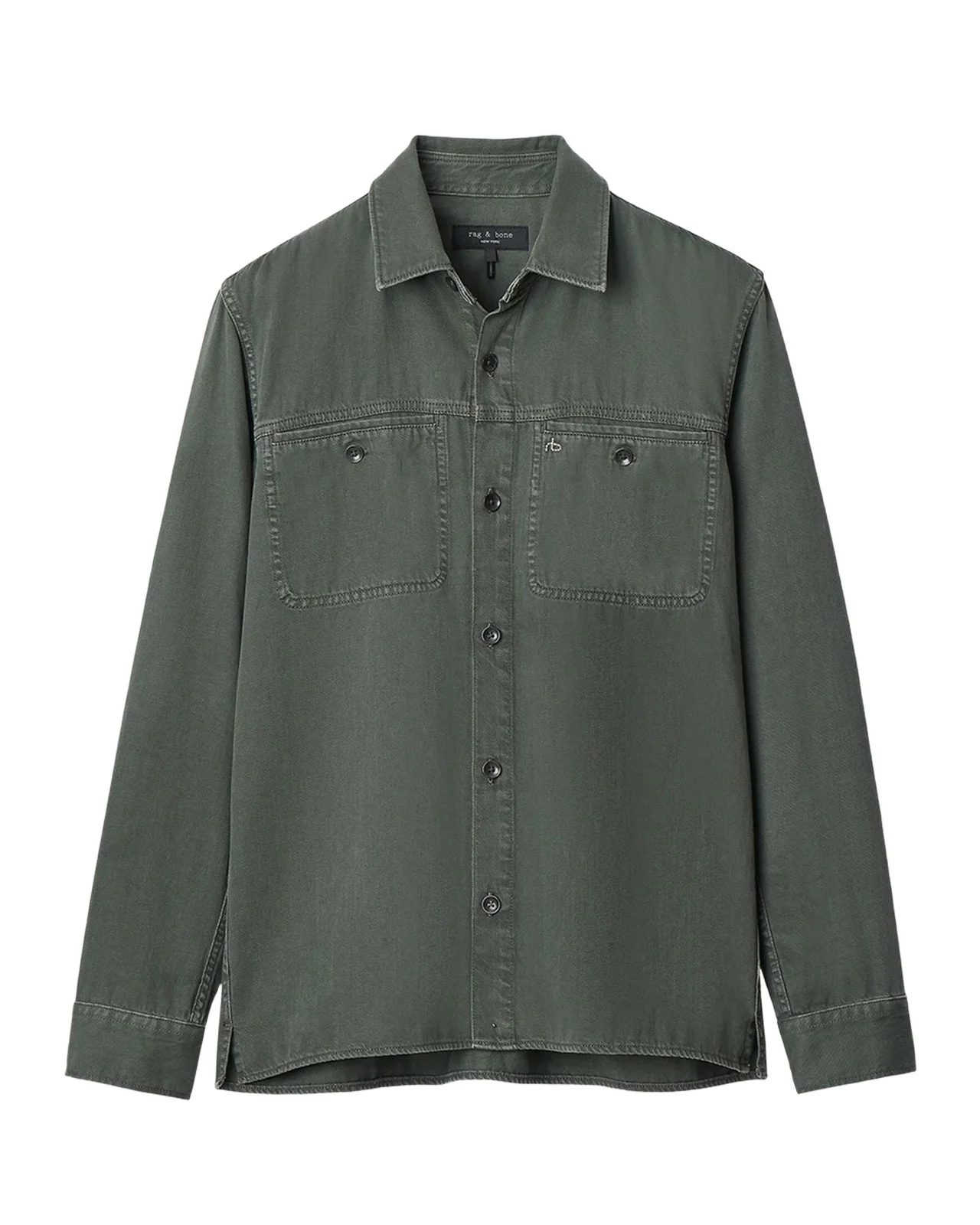 Men's Overdyed Cotton Workwear Shirt Men's Overdyed Cotton Workwear Shirt