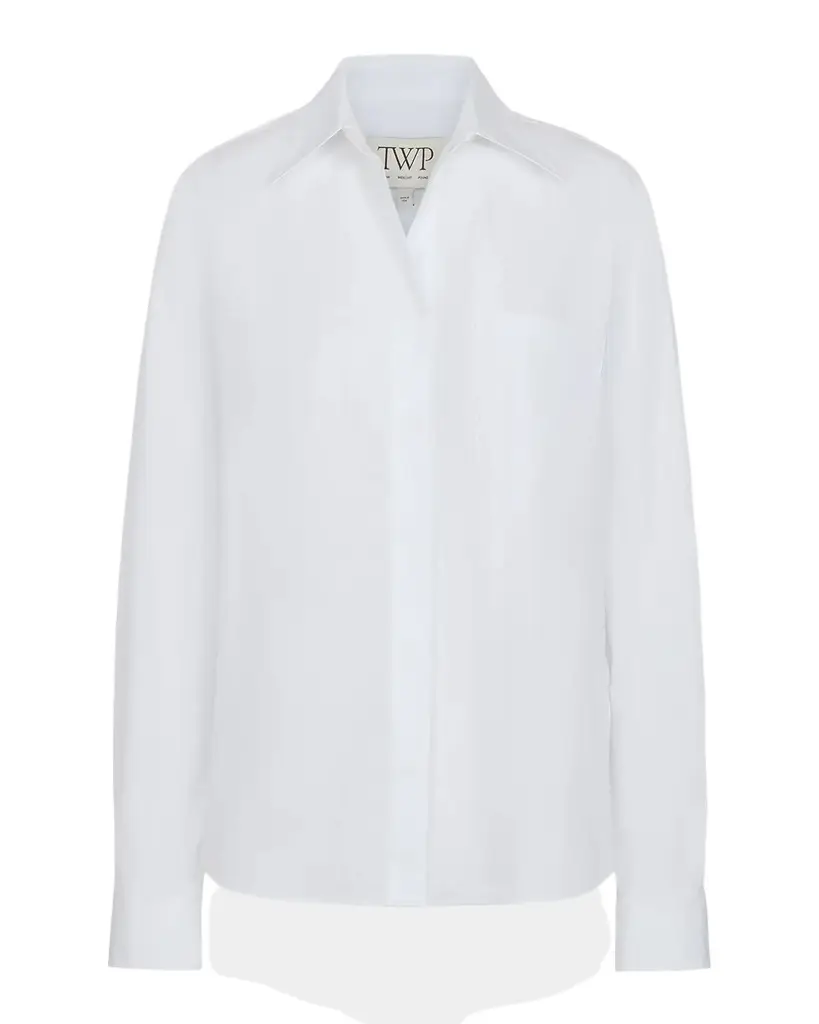 TWP Cowboy Shirt in Super Compact Poplin | Image 1 TWP Cowboy Shirt in Super Compact Poplin | Image 1