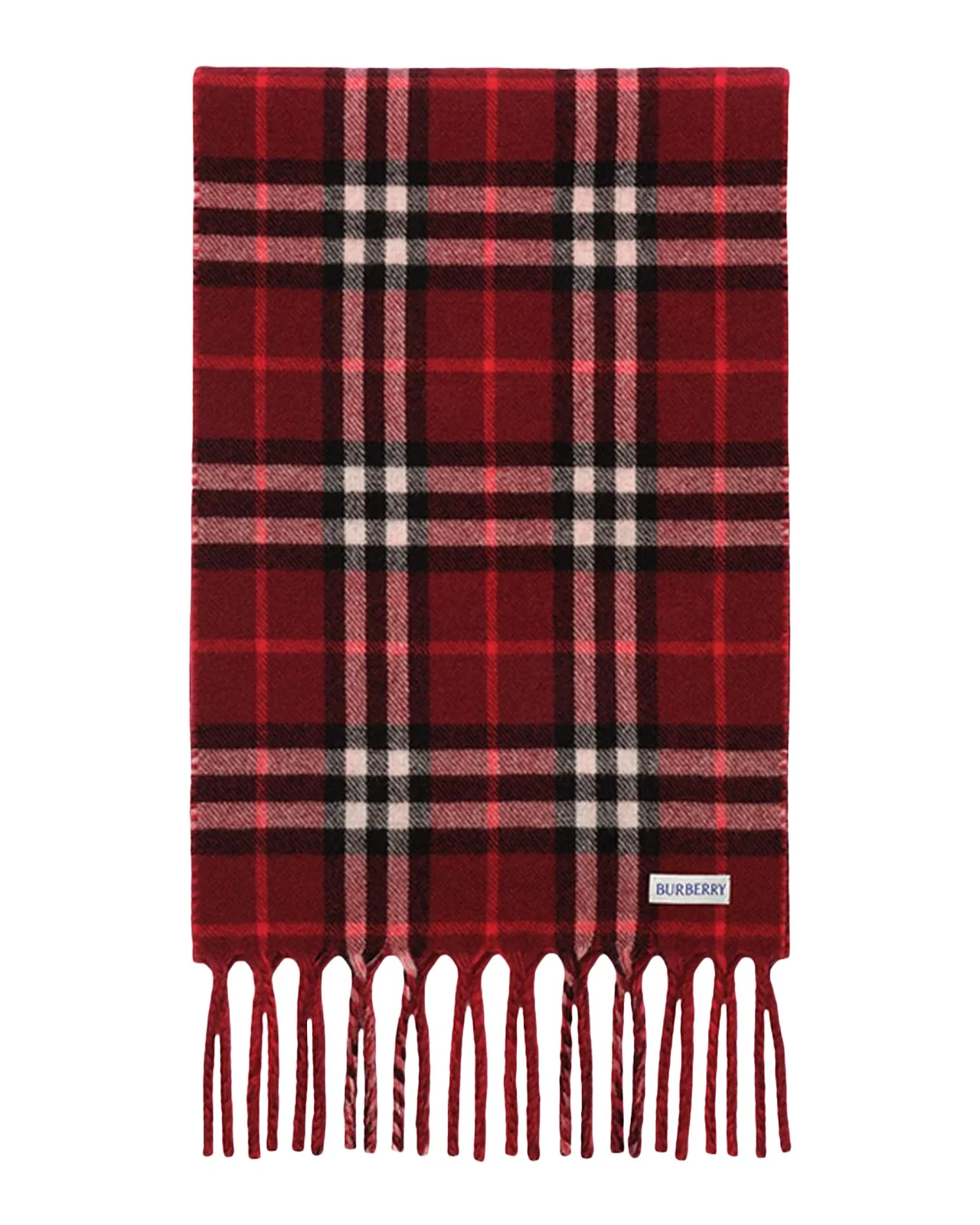 Burberry Reversible Knight Stamp Cashmere Scarf