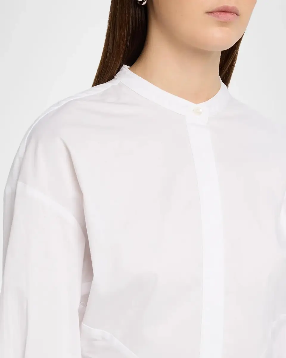 Staud Rhys Stretch-Cotton Peplum Shirt | Thumbnail 5 Staud Rhys Stretch-Cotton Peplum Shirt | Thumbnail 5