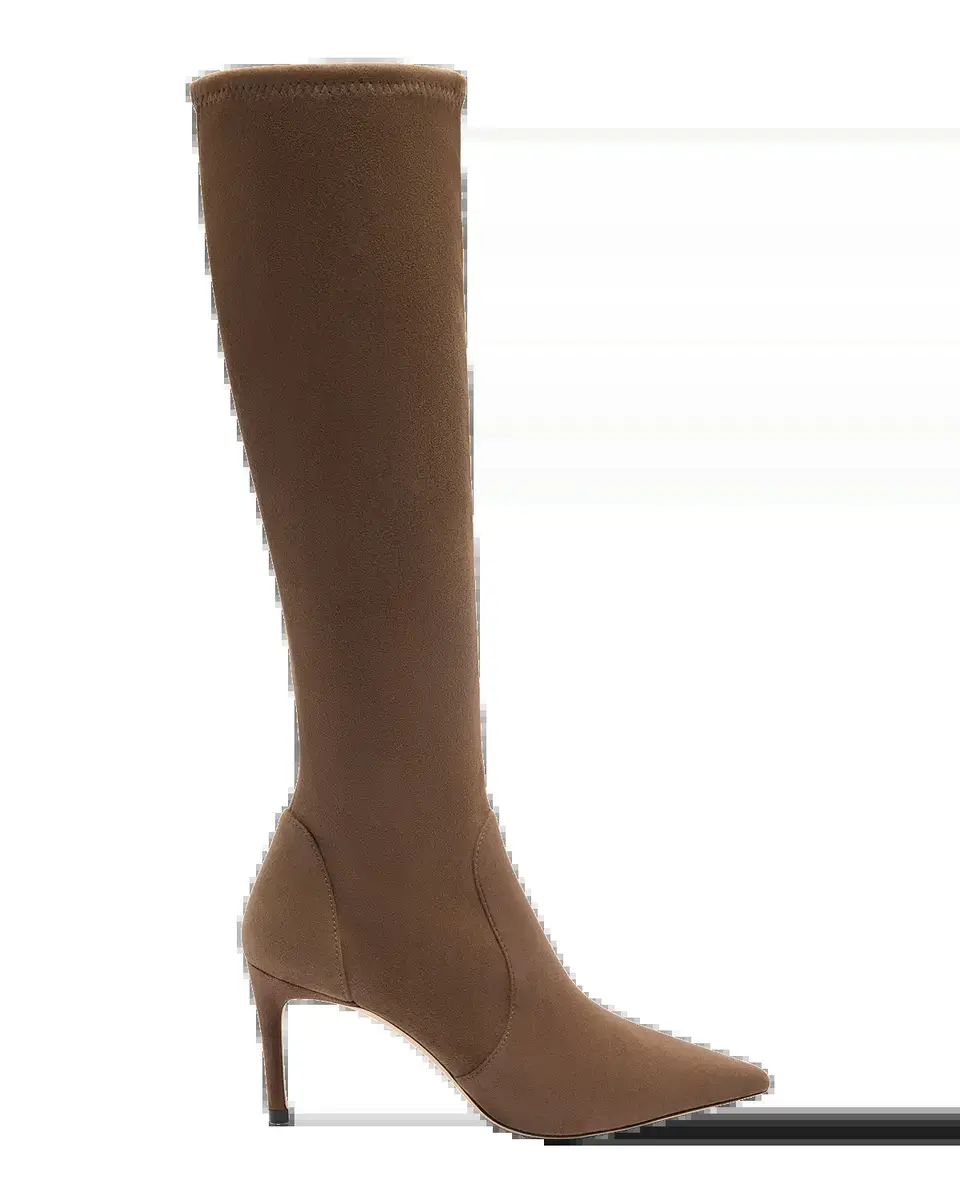 Stuart Weitzman 75mm Stuart Power Suede Knee-High Boots | Thumbnail 2 Stuart Weitzman 75mm Stuart Power Suede Knee-High Boots | Thumbnail 2