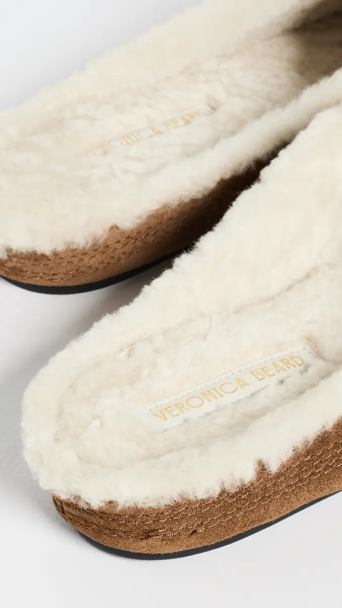 Veronica Beard Narcisa Shearling Mules | Thumbnail 4