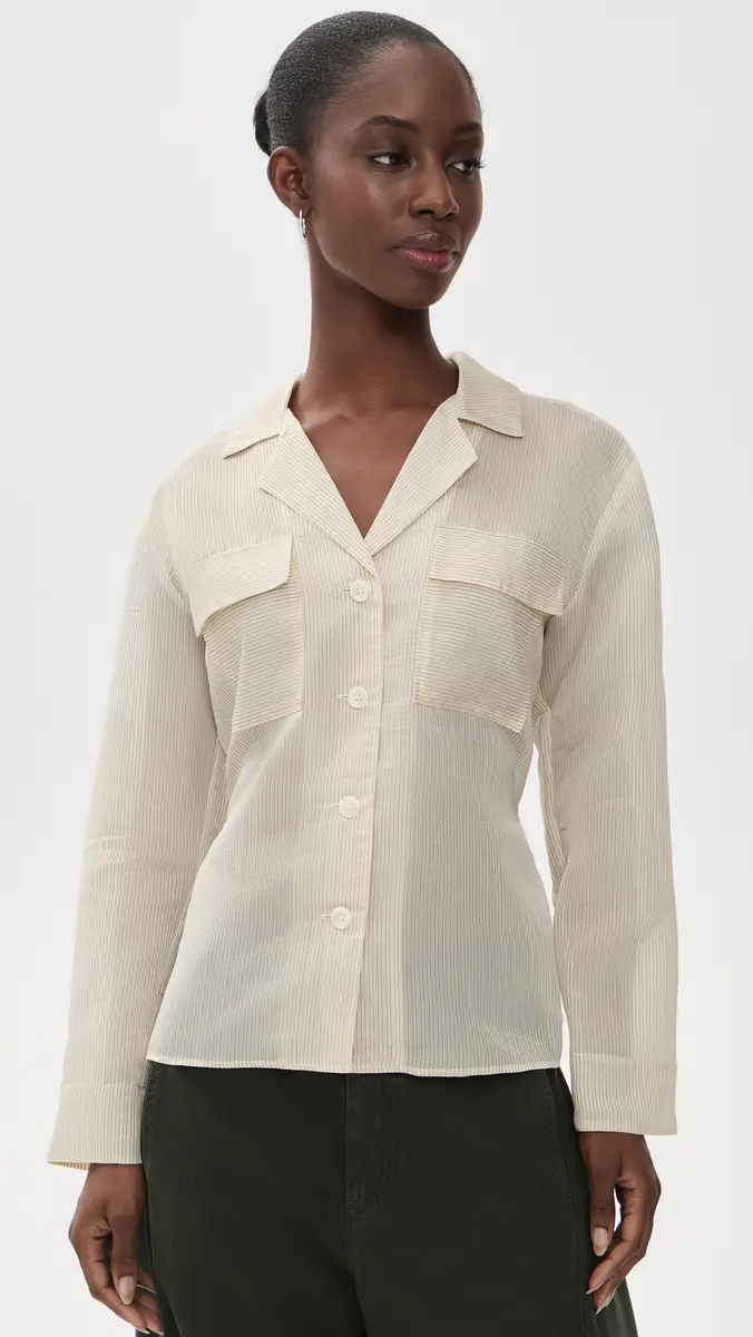 rag & bone Sonny Stripe Organza Blouse | Thumbnail 2 rag & bone Sonny Stripe Organza Blouse | Thumbnail 2