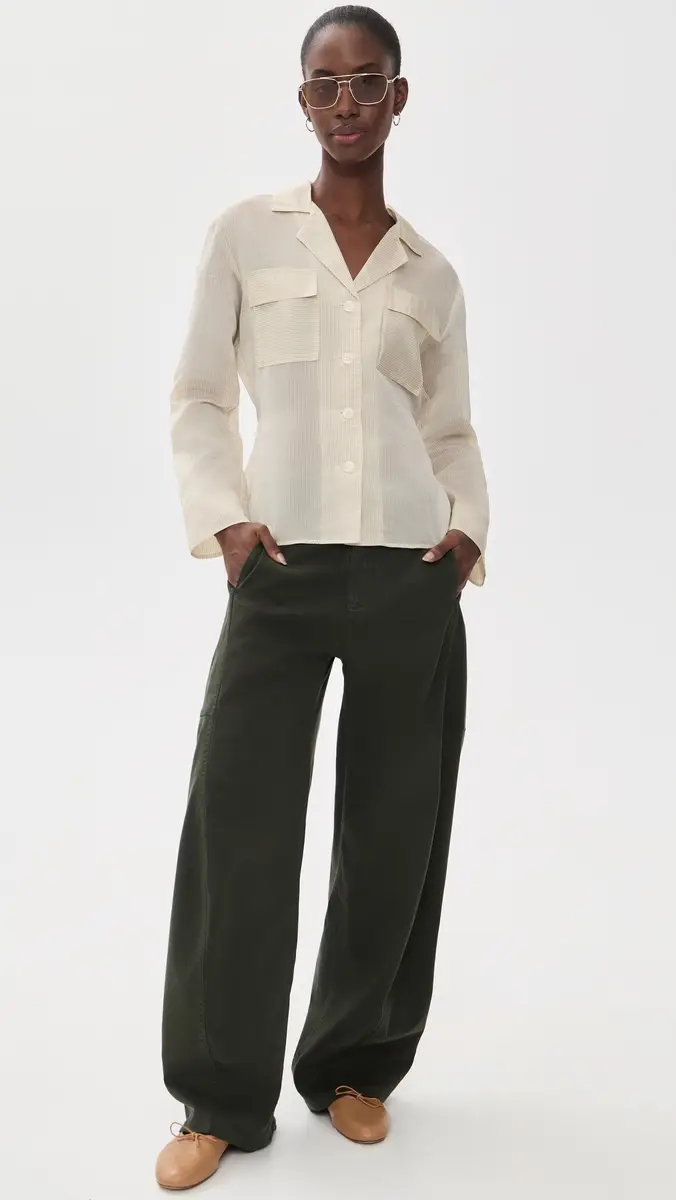 rag & bone Sonny Stripe Organza Blouse | Thumbnail 5 rag & bone Sonny Stripe Organza Blouse | Thumbnail 5