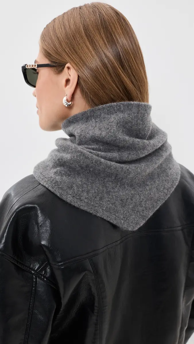 Hat Attack Triangle Wool Knit Scarf | Thumbnail 4 Hat Attack Triangle Wool Knit Scarf | Thumbnail 4