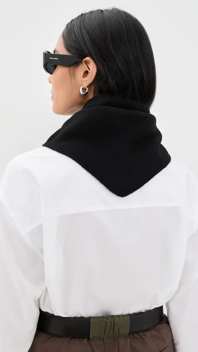 Hat Attack Triangle Wool Knit Scarf | Thumbnail 4 Hat Attack Triangle Wool Knit Scarf | Thumbnail 4
