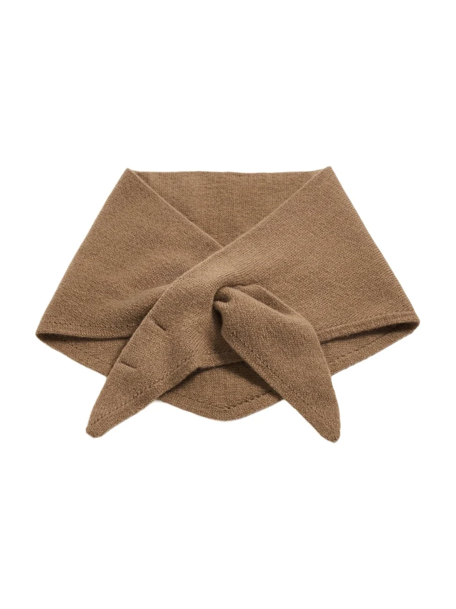 Triangle Wool Knit Scarf Triangle Wool Knit Scarf