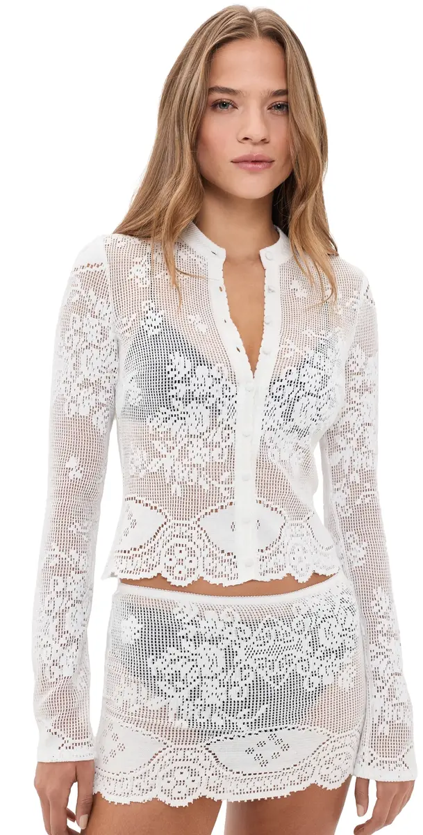 With Jean Belinda Cardigan