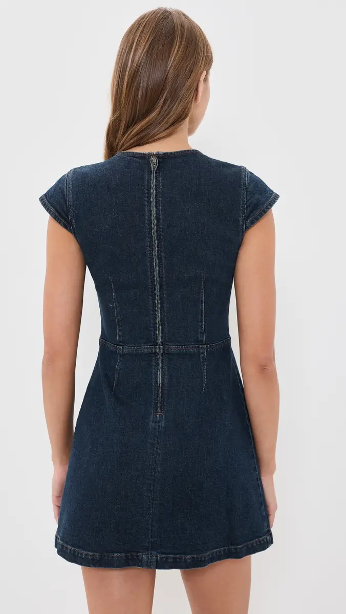 PAIGE Joanna Denim Mini Dress | Thumbnail 3 PAIGE Joanna Denim Mini Dress | Thumbnail 3