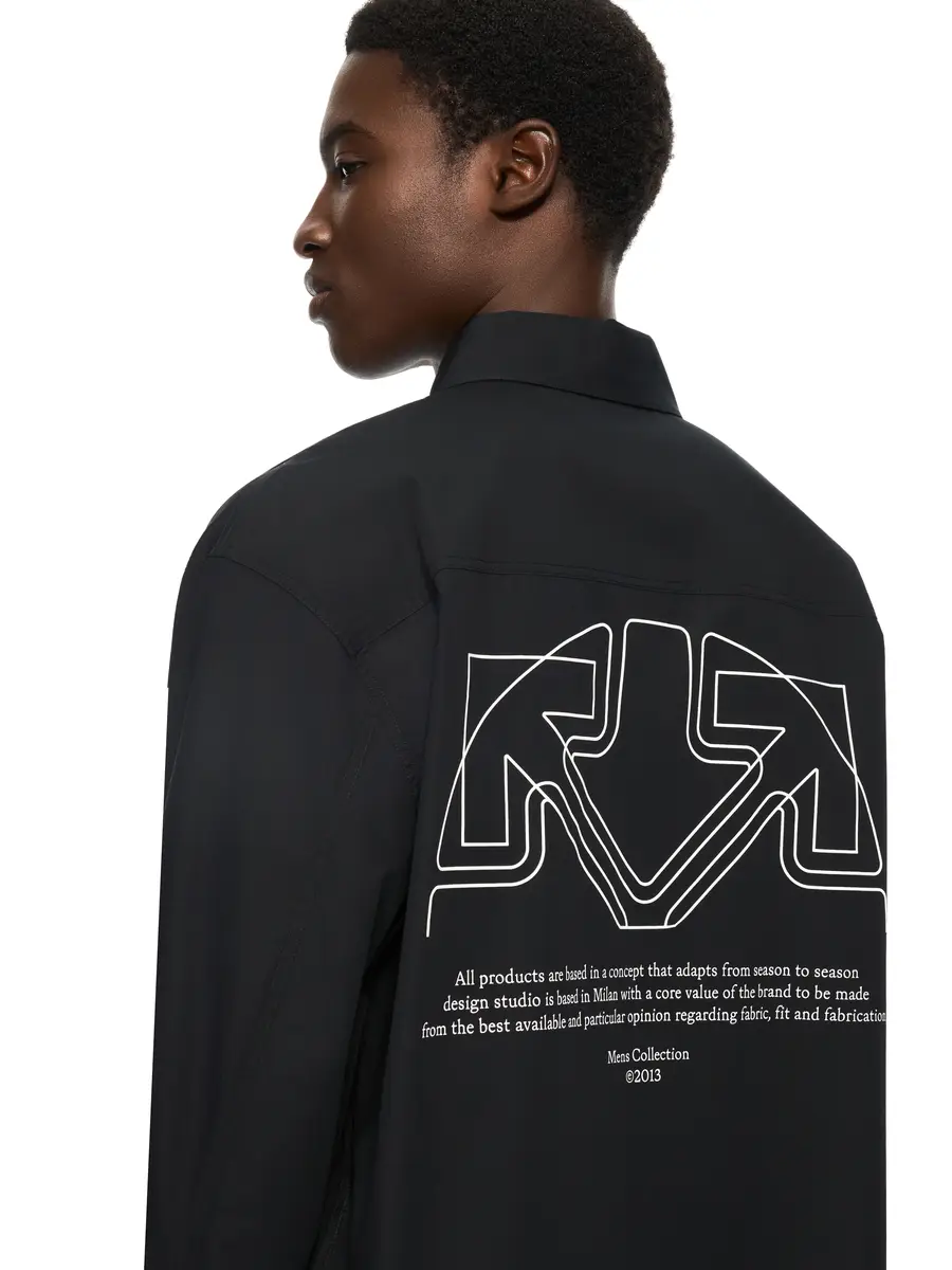 Off-White Off Line Half Arrow Poplin Overshirt | Thumbnail 5 Off-White Off Line Half Arrow Poplin Overshirt | Thumbnail 5