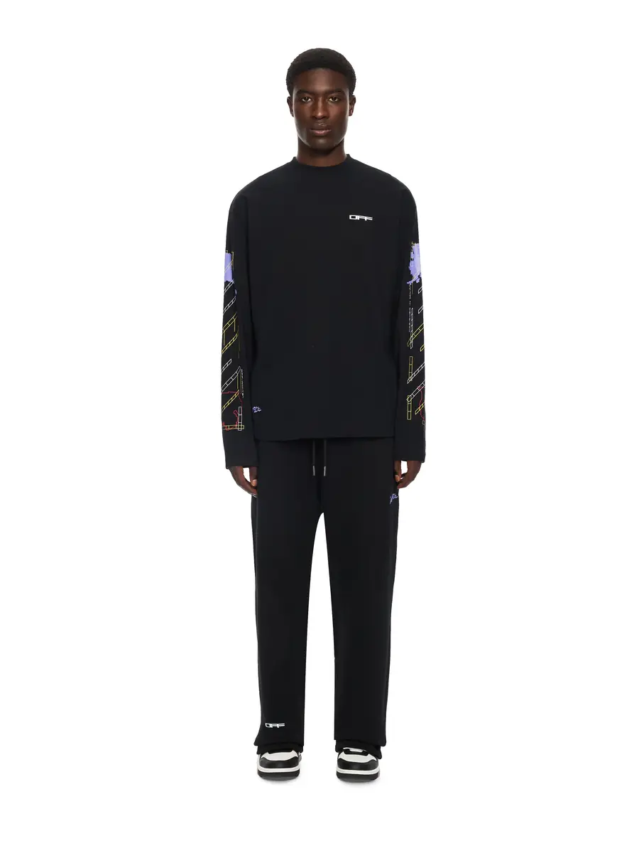 Off-White Archigeography Arrow Skate Long Sleeve T-Shirt | Thumbnail 2 Off-White Archigeography Arrow Skate Long Sleeve T-Shirt | Thumbnail 2