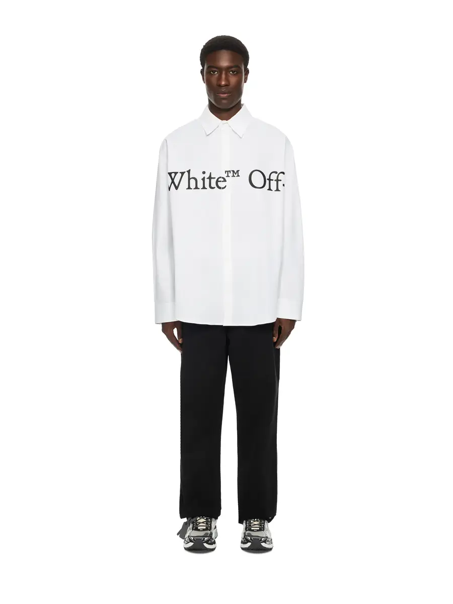 Off-White Bookish Scarf Poplin Overshirt | Thumbnail 2 Off-White Bookish Scarf Poplin Overshirt | Thumbnail 2