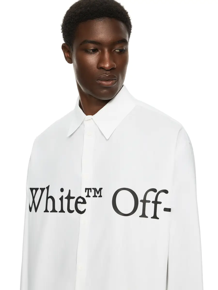 Off-White Bookish Scarf Poplin Overshirt | Thumbnail 5 Off-White Bookish Scarf Poplin Overshirt | Thumbnail 5