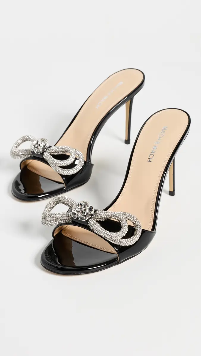 Mach & Mach Double Bow Patent Leather Heels | Thumbnail 5 Mach & Mach Double Bow Patent Leather Heels | Thumbnail 5