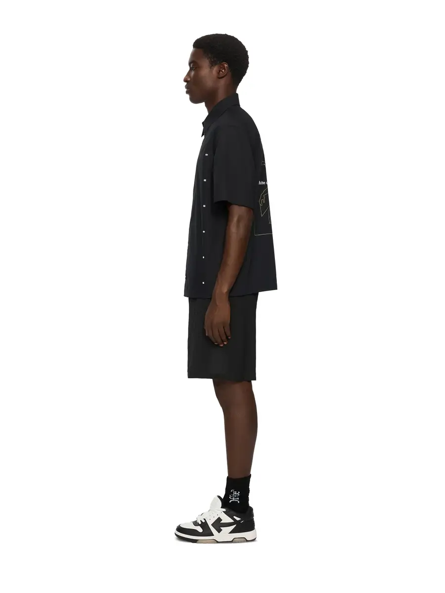 Off-White Chakra Arrow Poplin Slim Bowling Shirt | Thumbnail 3 Off-White Chakra Arrow Poplin Slim Bowling Shirt | Thumbnail 3