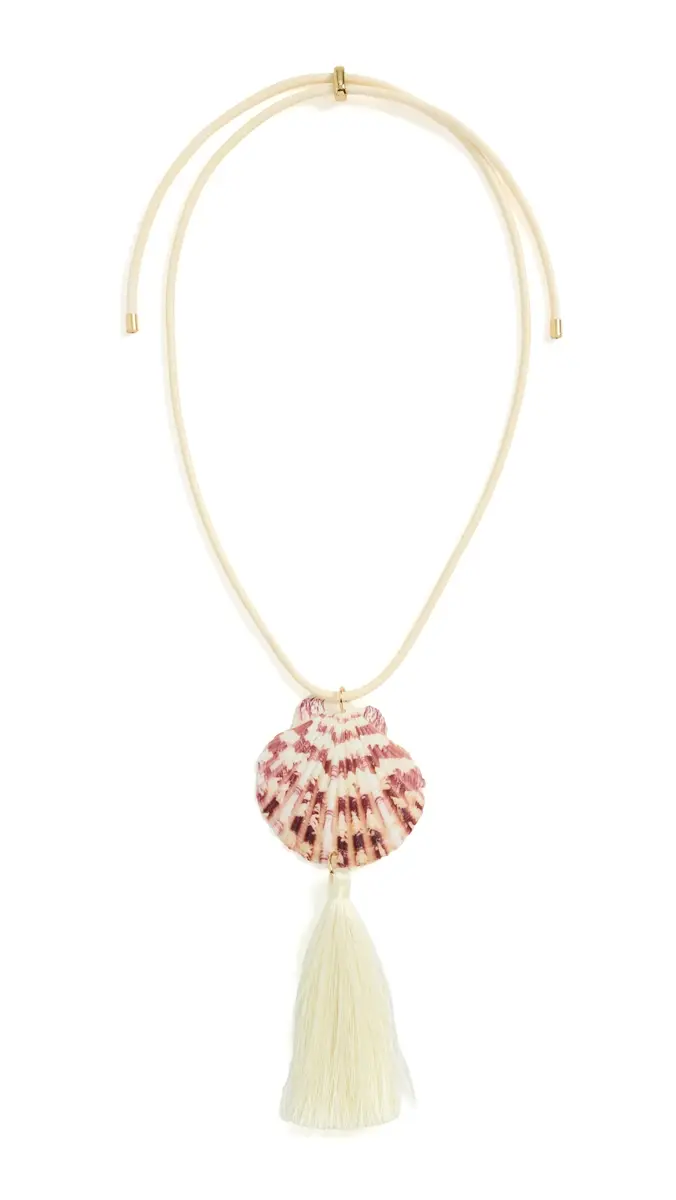 Logan Tay Scallop Shell Tassel Necklace | Thumbnail 5 Logan Tay Scallop Shell Tassel Necklace | Thumbnail 5