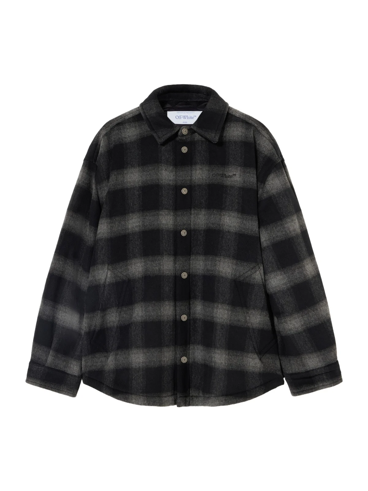 Flannel Wool Padded Overshirt Coat Flannel Wool Padded Overshirt Coat