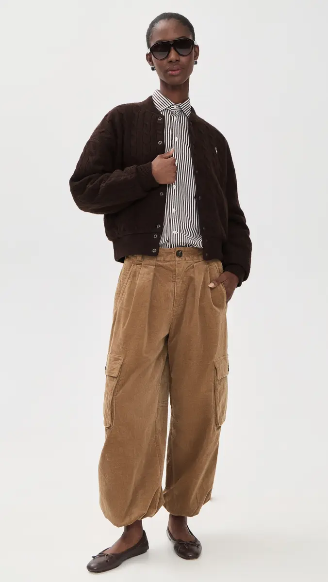 Polo Ralph Lauren Cable Knit Wool Cashmere Bomber Jacket | Thumbnail 5 Polo Ralph Lauren Cable Knit Wool Cashmere Bomber Jacket | Thumbnail 5