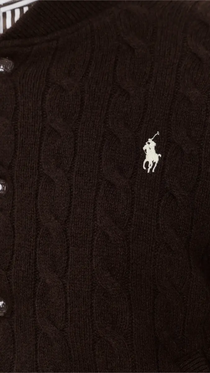 Polo Ralph Lauren Cable Knit Wool Cashmere Bomber Jacket | Thumbnail 6 Polo Ralph Lauren Cable Knit Wool Cashmere Bomber Jacket | Thumbnail 6