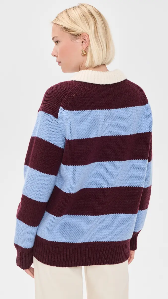 Polo Ralph Lauren Wool Striped Polo Sweater | Thumbnail 3 Polo Ralph Lauren Wool Striped Polo Sweater | Thumbnail 3