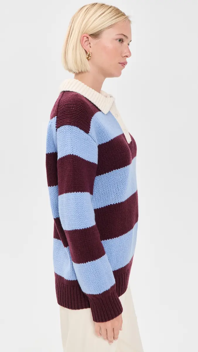 Polo Ralph Lauren Wool Striped Polo Sweater | Thumbnail 4 Polo Ralph Lauren Wool Striped Polo Sweater | Thumbnail 4