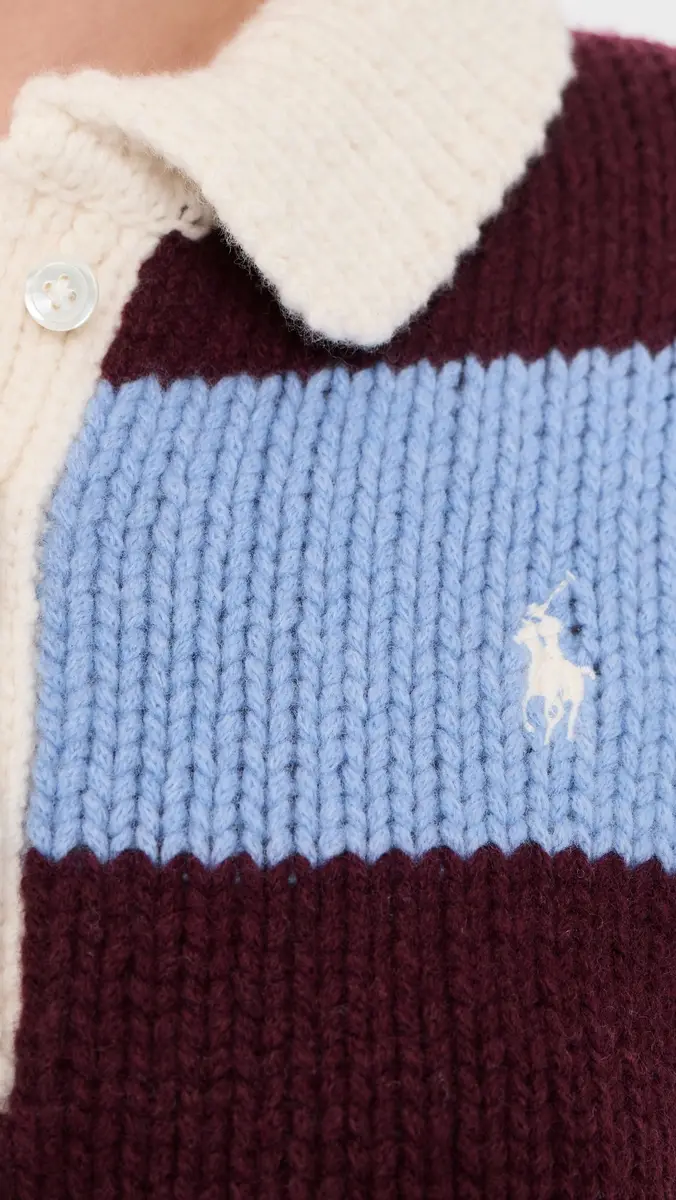 Polo Ralph Lauren Wool Striped Polo Sweater | Thumbnail 6 Polo Ralph Lauren Wool Striped Polo Sweater | Thumbnail 6