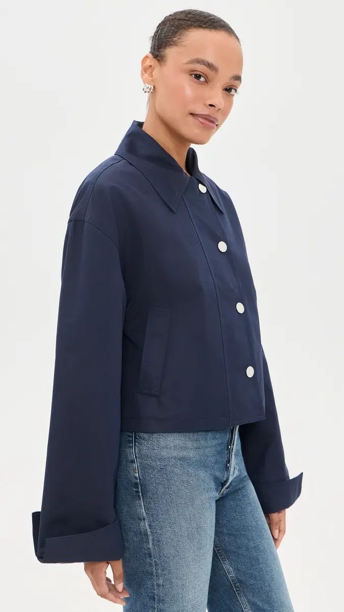 Favorite Daughter The Rue Cropped Trench | Thumbnail 4