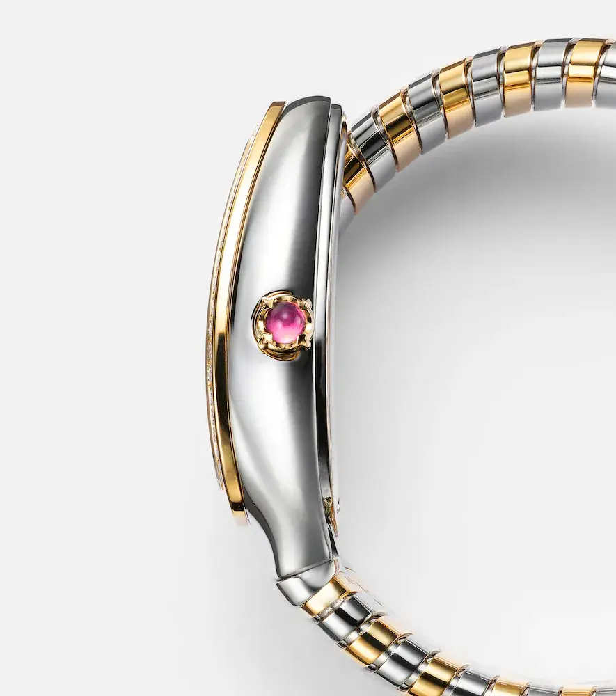 BVLGARI Serpenti Tubogas embellished 18kt gold and stainless steel watch | Thumbnail 5 BVLGARI Serpenti Tubogas embellished 18kt gold and stainless steel watch | Thumbnail 5