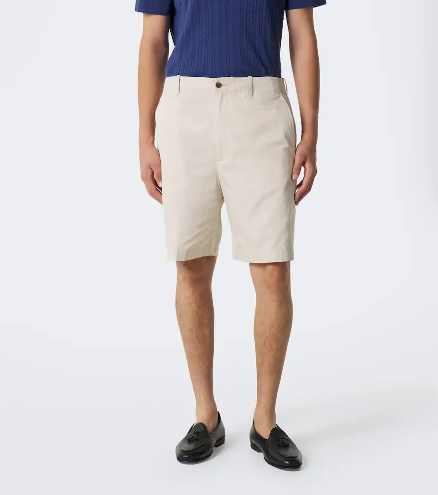 dunhill Cotton twill Bermuda shorts | Thumbnail 4