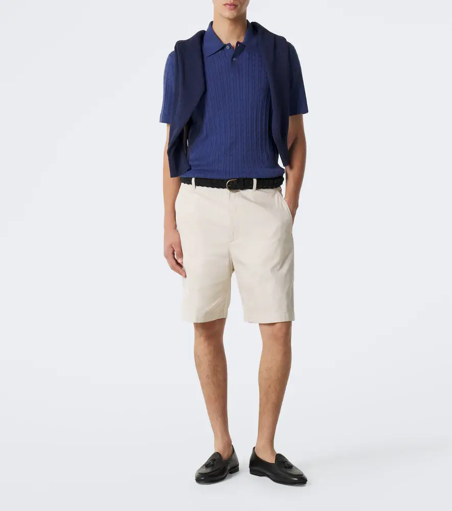 dunhill Cotton twill Bermuda shorts | Thumbnail 5