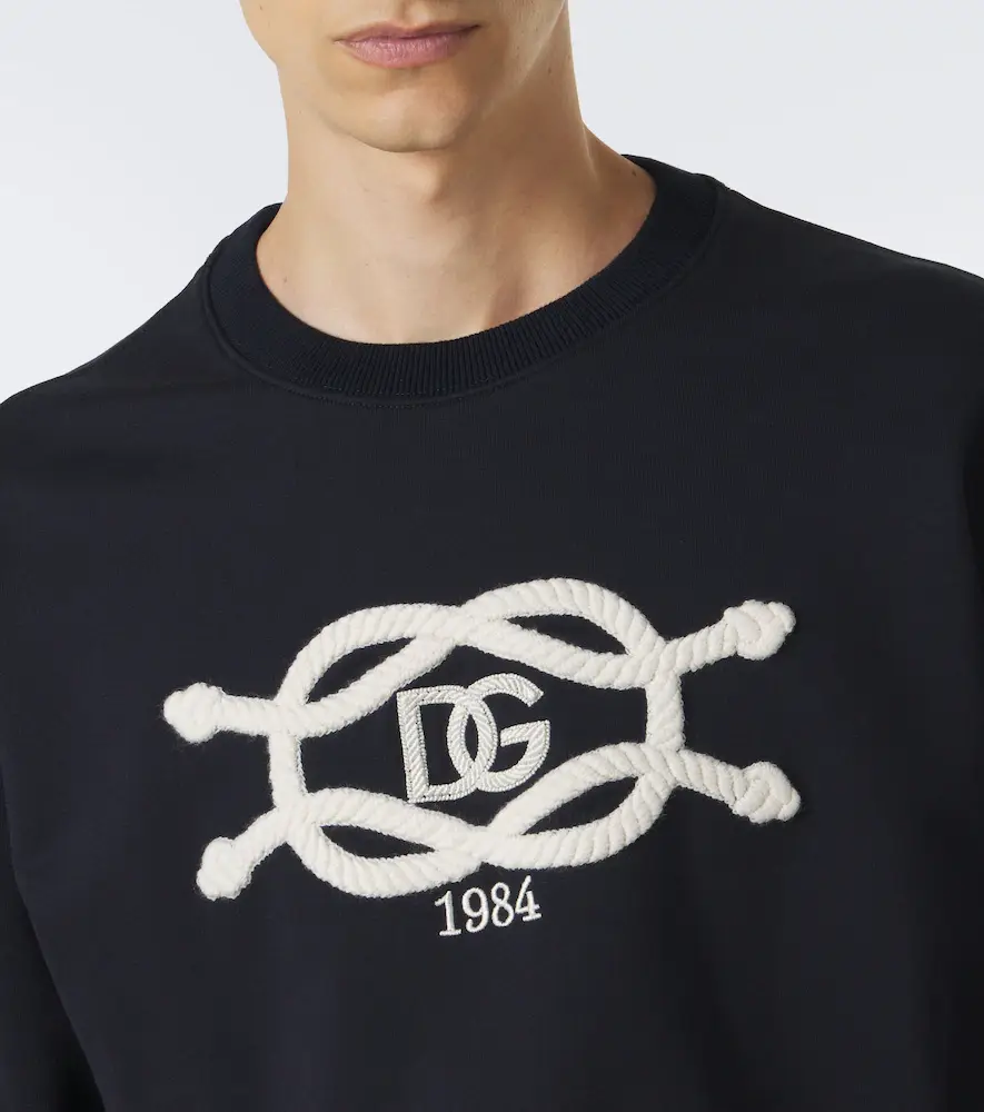 Dolce & Gabbana Logo embroidered sweatshirt | Thumbnail 3