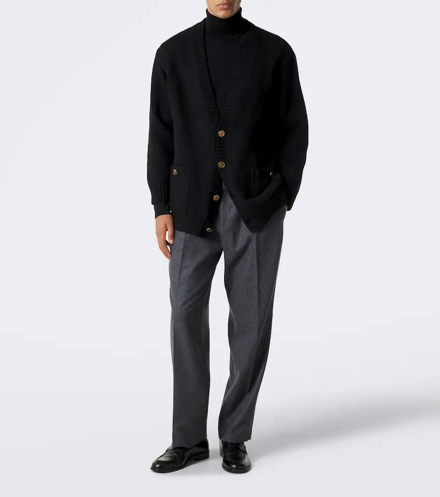 Dolce & Gabbana Virgin wool flannel wide-leg pants | Thumbnail 2 Dolce & Gabbana Virgin wool flannel wide-leg pants | Thumbnail 2