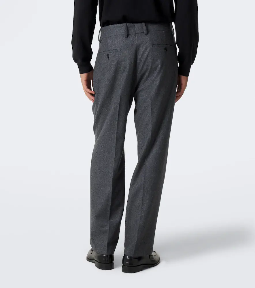 Dolce & Gabbana Virgin wool flannel wide-leg pants | Thumbnail 5 Dolce & Gabbana Virgin wool flannel wide-leg pants | Thumbnail 5