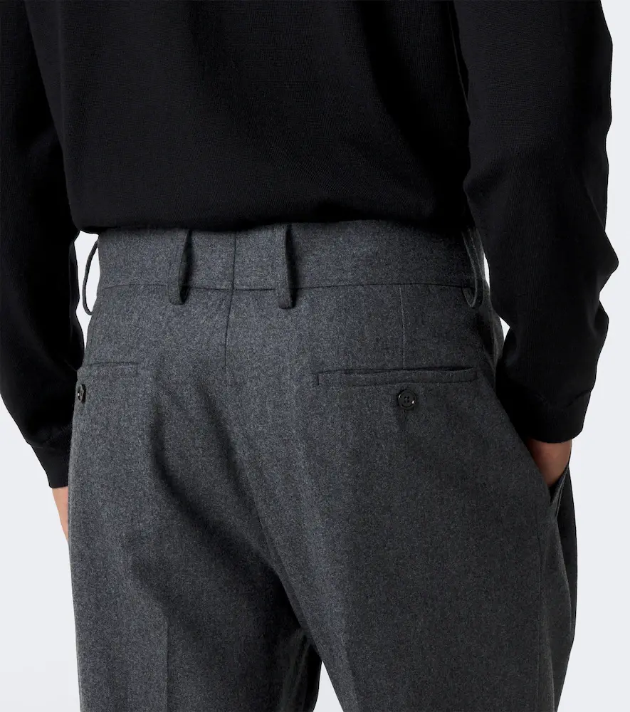 Dolce & Gabbana Virgin wool flannel wide-leg pants | Thumbnail 6 Dolce & Gabbana Virgin wool flannel wide-leg pants | Thumbnail 6