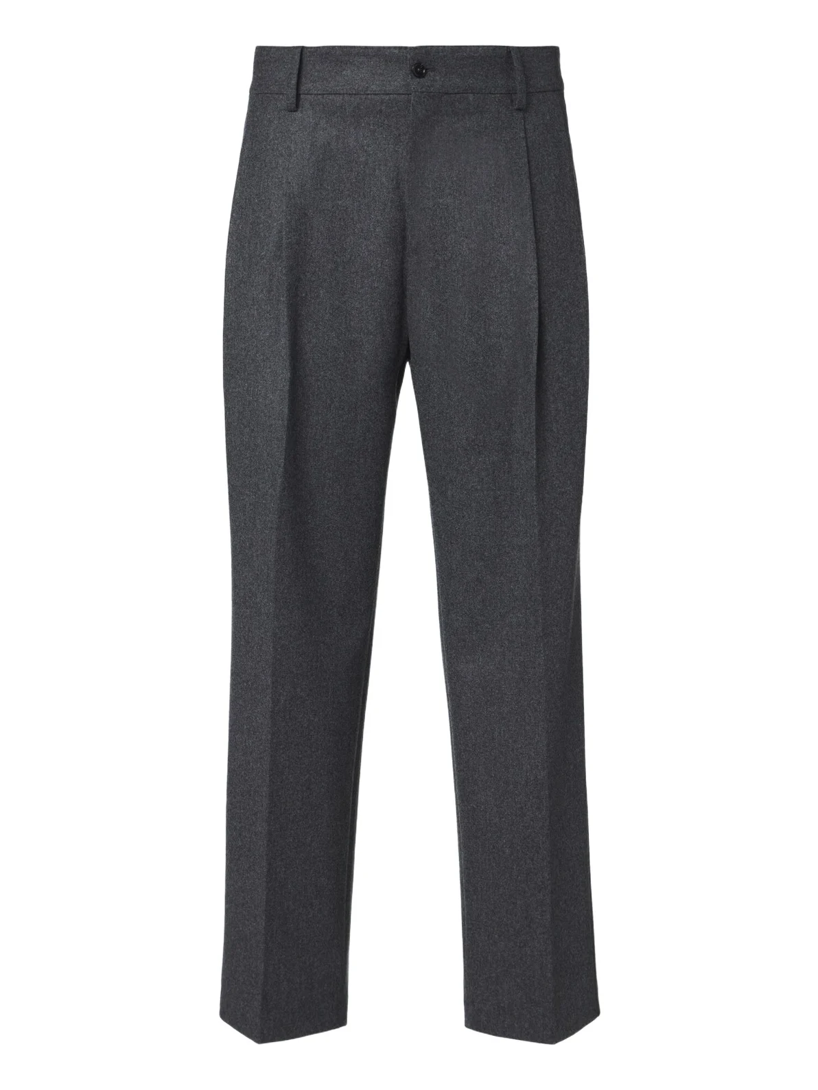 Dolce & Gabbana Virgin wool flannel wide-leg pants