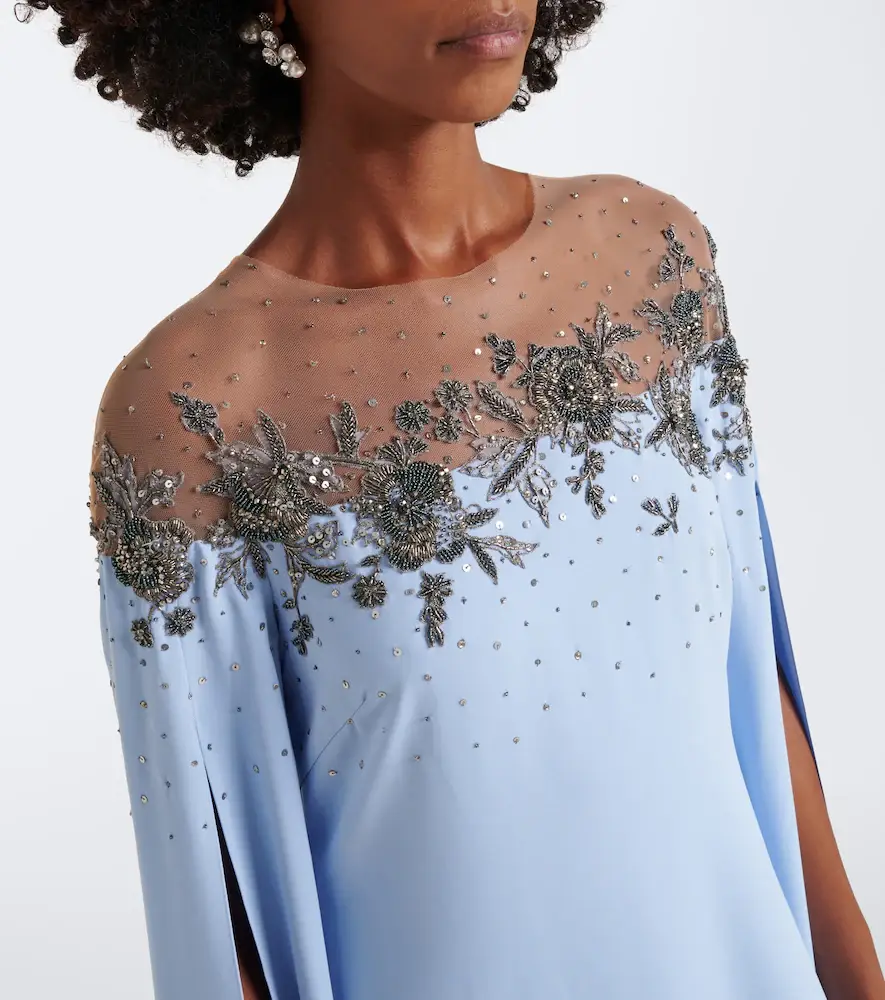 Carolina Herrera Embellished crêpe gown | Thumbnail 5 Carolina Herrera Embellished crêpe gown | Thumbnail 5