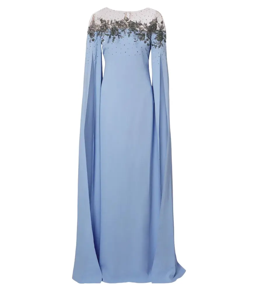 Carolina Herrera Embellished crêpe gown | Image 1 Carolina Herrera Embellished crêpe gown | Image 1