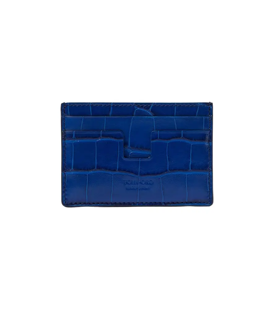 Tom Ford Leopard-print leather card holder | Image 1 Tom Ford Leopard-print leather card holder | Image 1